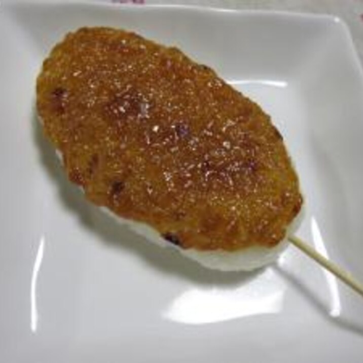 残りご飯で なんちゃって五平餅 レシピ 作り方 By Kinakotoume 楽天レシピ